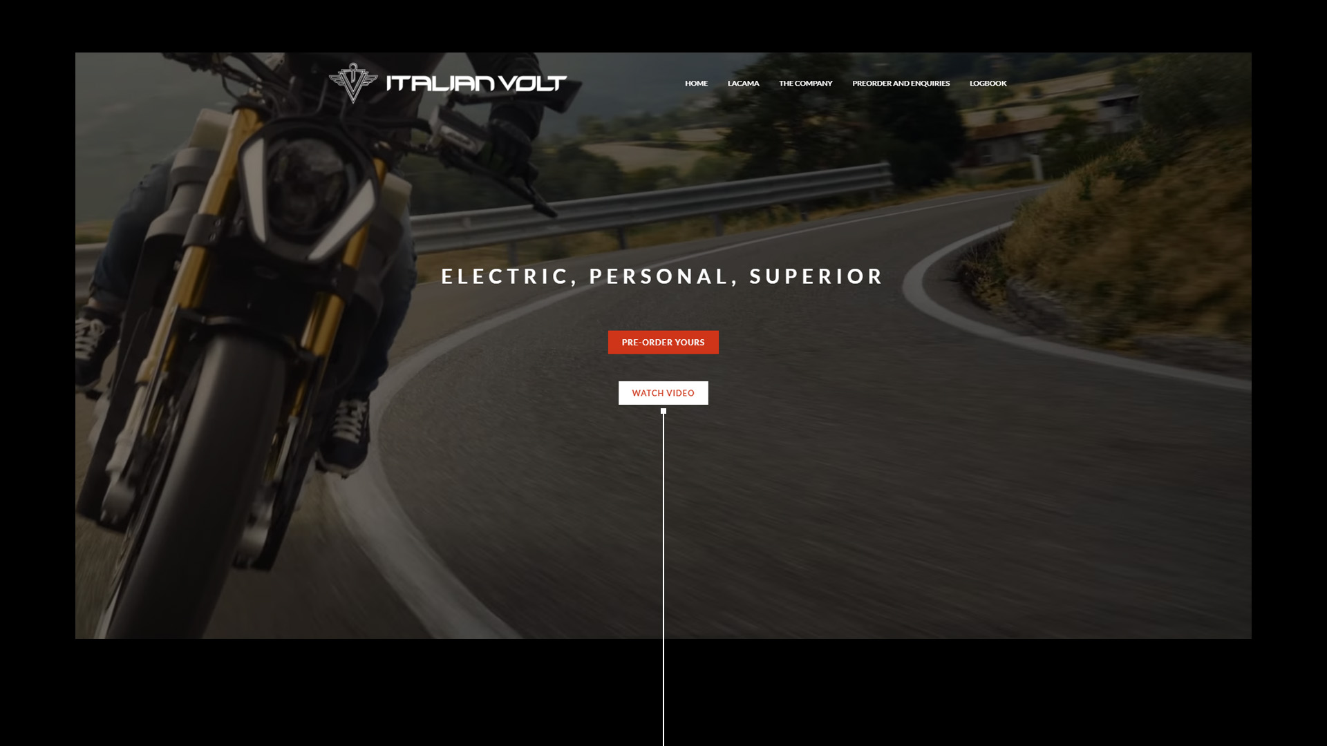 italian volt website homepage