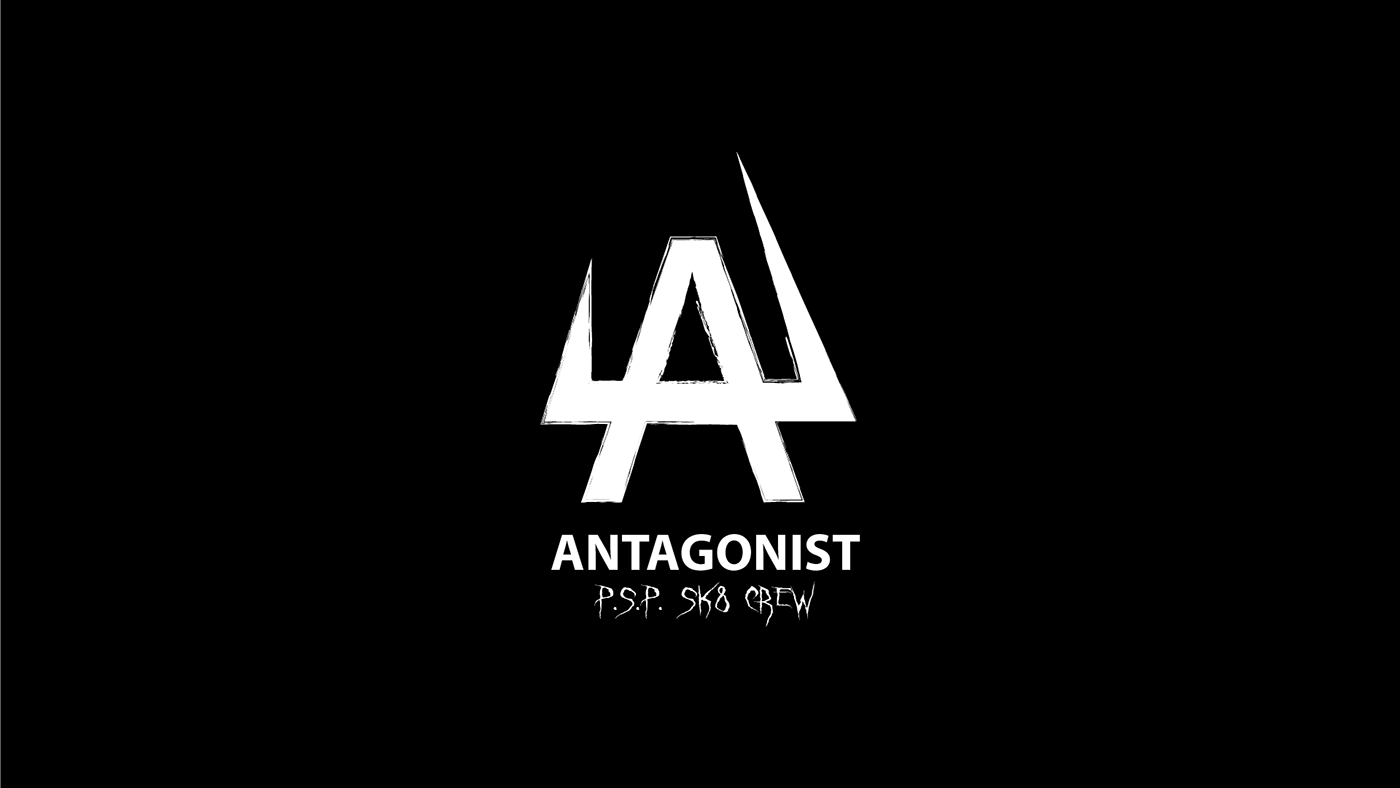 antagonist psp skate crew logo