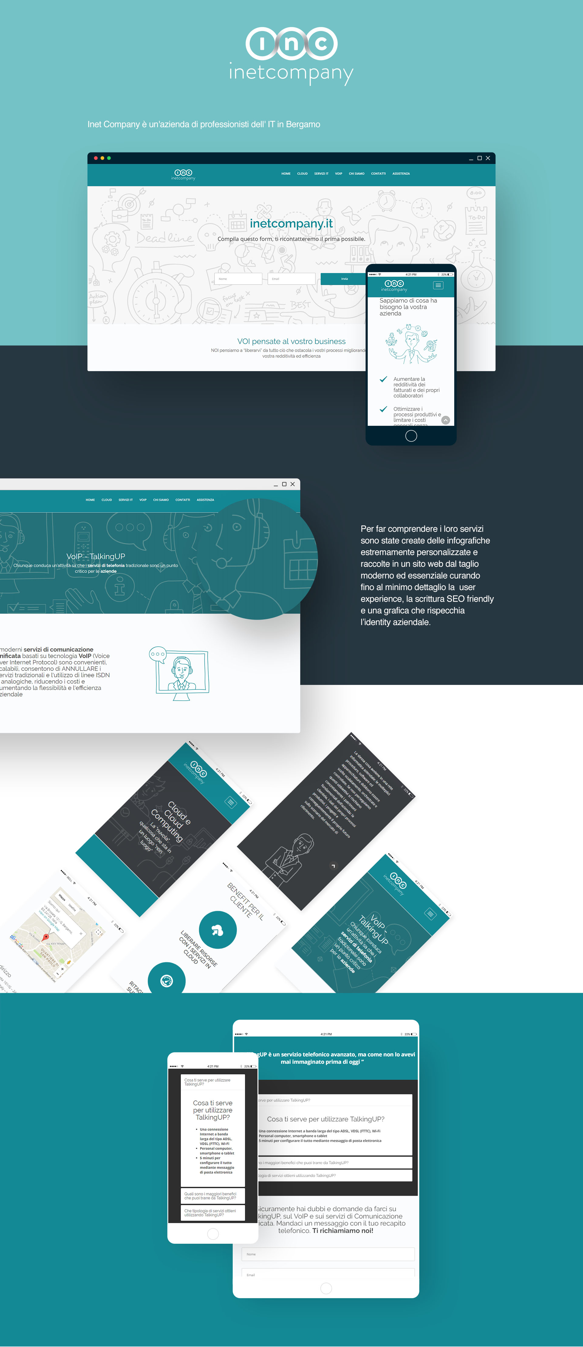 inetcompany SITO WEB mockup